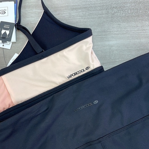 ☀️RIP CURL☀️ RUN SURF SWIM CROP RUN SWIM SURF BIKE SHORT SET - Picture 15 of 16